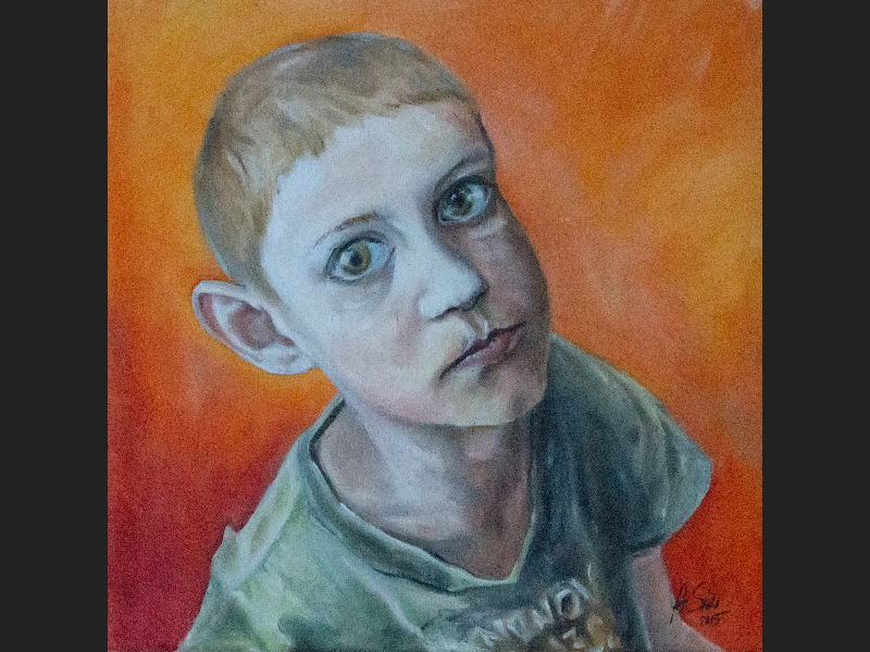 2015 year, 530 x 530mm, canvas, oil